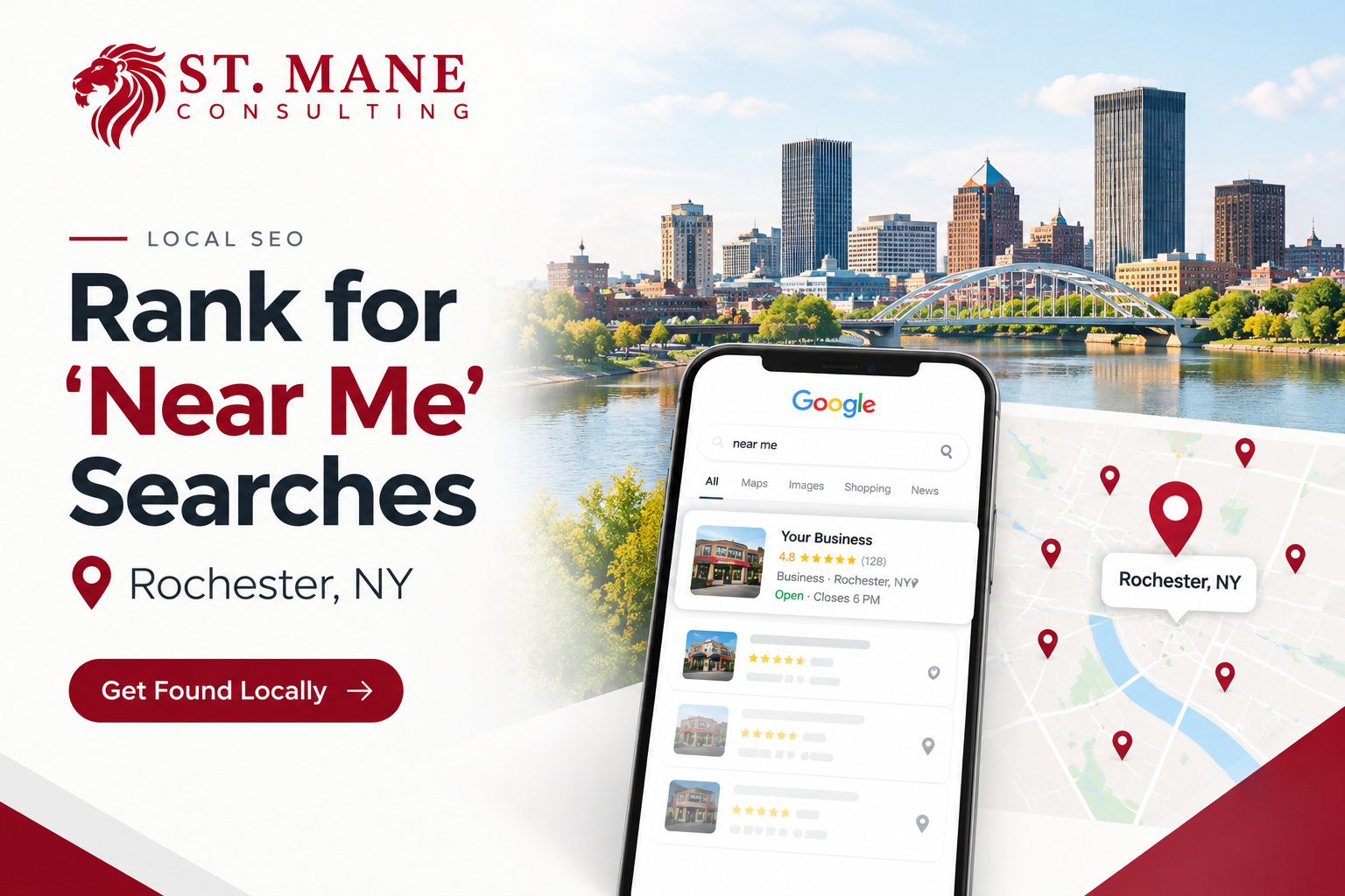 How to Rank for “Near Me” Searches in Rochester, NY
